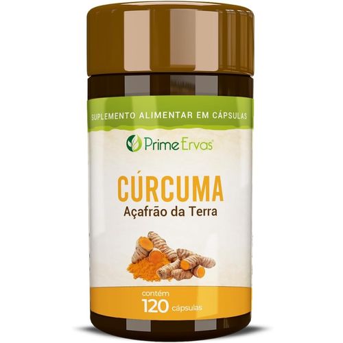 CURCUMA 500MG 120 CAPS PRIME ERVAS