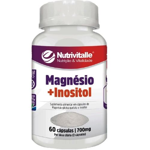 MAGNESIO + INOSITOL 700MG 60 CAPS NUTRIVITALLE MAGNESIO + INOSITOL 700MG 60 CAPS NUTRIVITALLE