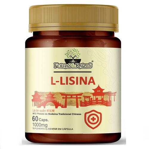 L-LISINA 60 CAPS FOLHAS E RAIZES