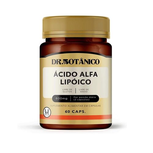 ACIDO ALFA LIPOLICO 600MG 60 CAPS DR. BOTANICO ACIDO ALFA LIPOLICO 600MG 60 CAPS DR. BOTANICO