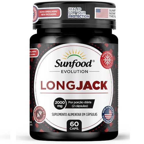 LONG JACK 2000MG 60 CAPSULAS SUNFOOD EVOLUTION