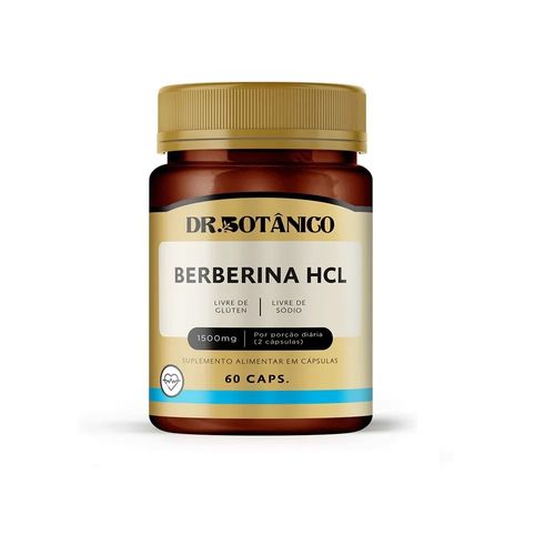 BERBERINA HCL 1500MG 60 CAPS - DR. BOTÂNICO