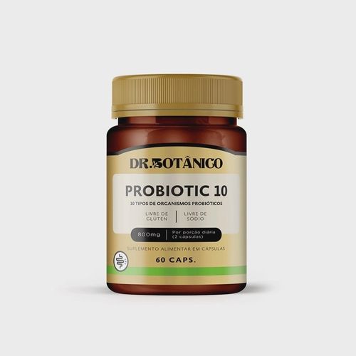PROBIOTIC 10 800MG 60 CAPS DR. BOTANICO PROBIOTIC 10 800MG 60 CAPS DR. BOTANICO