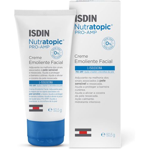 Creme Emoliente Facial Isdin - Nutratopic Pro-AMP 50,5g Creme Emoliente Facial Isdin - Nutratopic Pro-AMP 50,5g