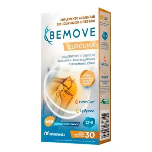 Suplemento Alimentar Bemove Curcuma - 30cpr Suplemento Alimentar Bemove Curcuma - 30cpr