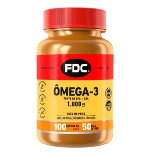 Suplemento Alimentar Ômega-3 1.000mg FDC 100cps