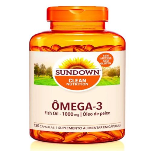 Sundown Ômega-3 Fish Oil 1000mg 120cps