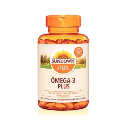 Sundown Ômega-3 Plus - 60 cápsulas Sundown Ômega-3 Plus - 60 cápsulas