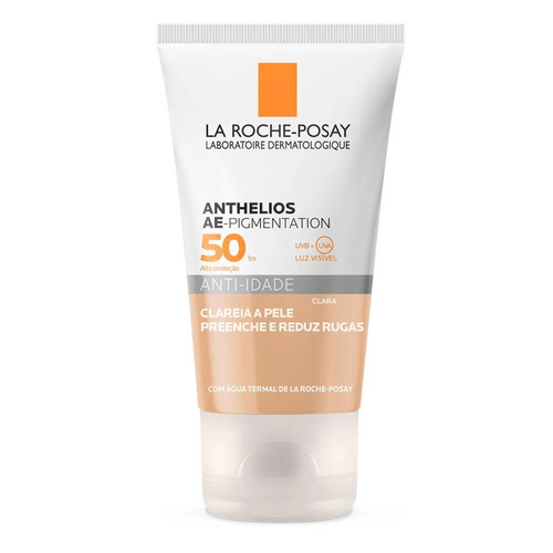Anthelios Ae-Pigmentation FPS 50 - Protetor Solar Anti-Idade La Roche Posay - Pele Clara Anthelios Ae-Pigmentation FPS 50 - Protetor Solar Anti-Idade La Roche Posay - Pele Clara