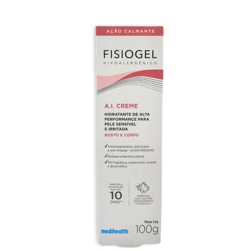 Creme Hidratante Fisiogel A.I. Rosto e Corpo - 100g Creme Hidratante Fisiogel A.I. Rosto e Corpo - 100g