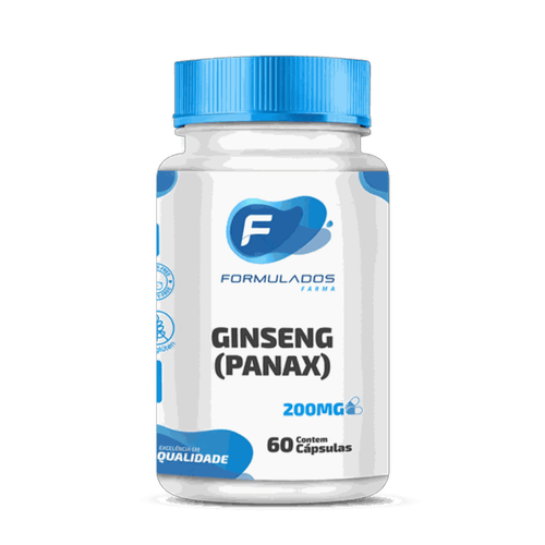 Ginseng Panax 200mg 60 Cápsulas
