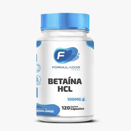 Betaína 100mg 120 Cápsulas Betaína 100mg 120 Cápsulas