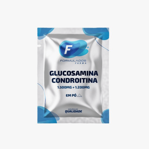 Glucosamina + Condroitina (1500mg + 1200mg) 60 sachês – Sabor Frutas Silvestres
