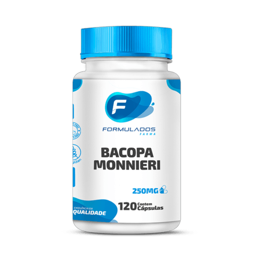 Bacopa Monnieri 250mg 120 Cápsulas