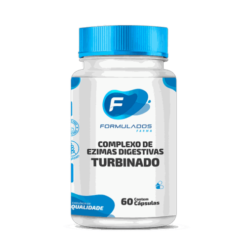 Complexo de Enzima Digestiva Turbinado 60 Cápsulas