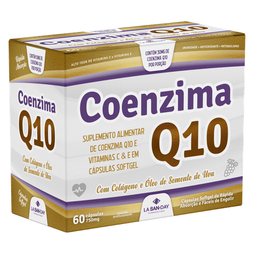 Coenzima Q10 + Colágeno Hidrolisado (60 Cápsulas)
