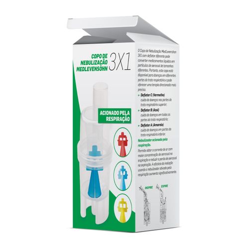 Copo de Nebulização 3×1 MedLevenshon Copo de Nebulização 3x1 Medlevensohn