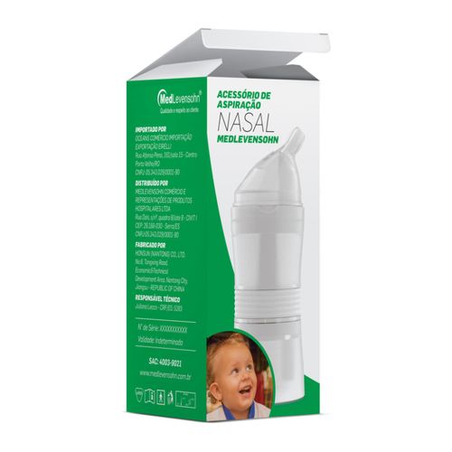 Acessório de Aspiração Nasal MedLevenshon Acessório de Aspiração Nasal MedLevenshon