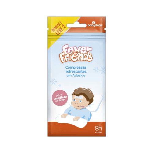 Compressa Infantil 2 em 1 Babydeas - 02 unid Compressa Infantil 2 em 1 Babydeas - 10 unid
