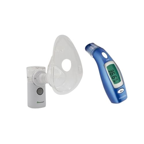 Nebulizador Ultrassônico + Termômetro Infravermelho de Testa Nebulizador Ultrassônico + Termômetro Infravermelho de Testa
