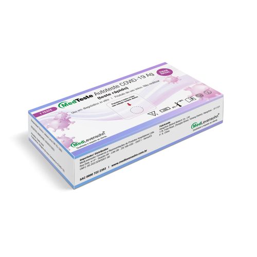 Autoteste COVID-19 Antígeno Nasal Medteste Autoteste COVID-19 Antígeno Nasal Medteste