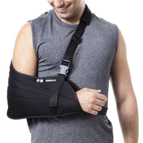 Tipoia Imobilizadora Estofada Bilateral Preta Tam PP SalvaPé