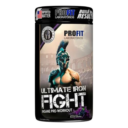 Pré-Treino Ultimate Iron Fight 270g Black Grapes Profit Pré-Treino Ultimate Iron Fight 270g Black Grapes Profit