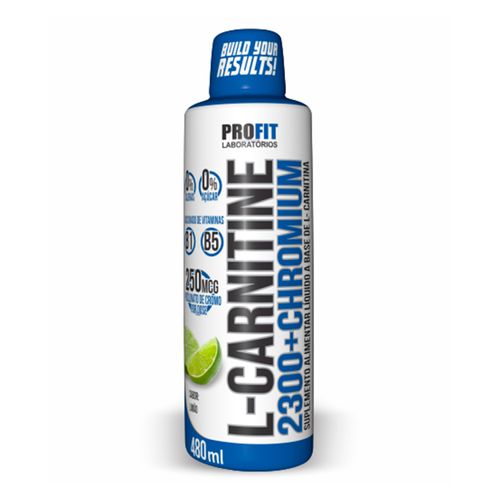 L-Carnitina 2300 com Picolinato de Cromo 480ml Limão Profit L-Carnitina 2300 com Picolinato de Cromo 480ml Limão Profit