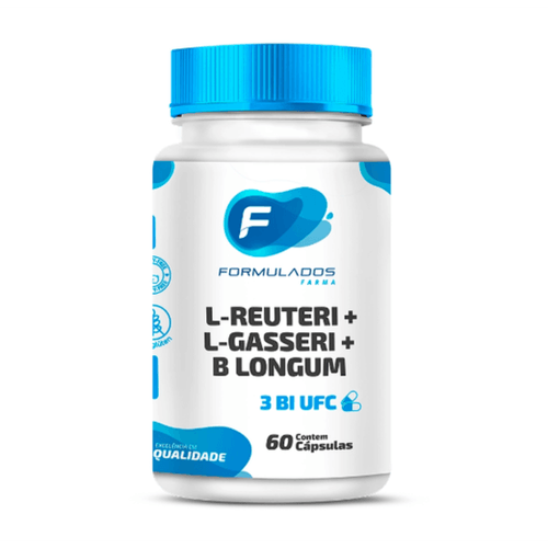 Lactobacillus Reuteri + Gasseri + Longum 3bi 60 Cápsulas Lactobacillus Reuteri + Gasseri + Longum 3bi 60 Cápsulas