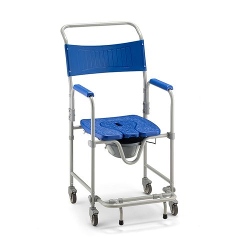 Cadeira de Banho Dobrável e Desmontável D45 Dellamed + Assento Almofadado Dellamed Cadeira de Banho Dobrável e Desmontável D45 Dellamed + Assento Almofadado Dellamed