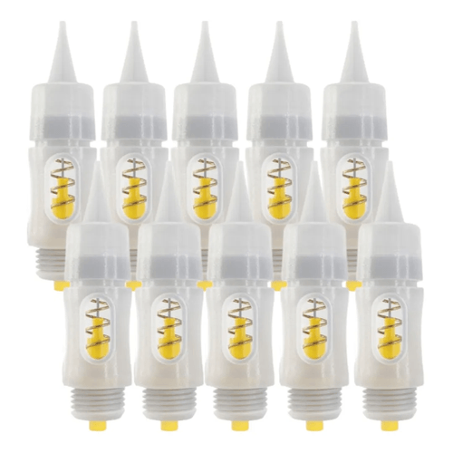 Kit 10 Agulhas GR Colors Click 1 Ponta Regular 0.35mm