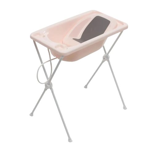 Banheira de Bebê Plástica Acqua Trio Rose - Galzerano Banheira de Bebê Plástica Acqua Trio Rose - Galzerano