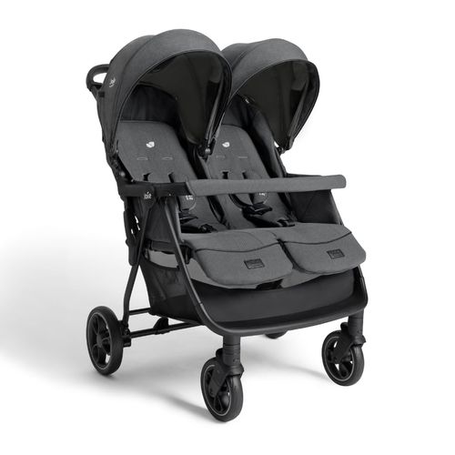 Carrinho de Bebê Para Gêmeos Estrella Chumbo Ebony - Joie