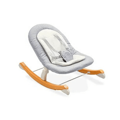 Bouncer Eternity Cinza Mescla e Branco - Singular Baby Bouncer Eternity Cinza Mescla e Branco - Singular Baby