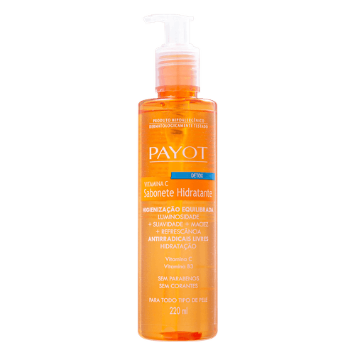 Payot Detox Vitamina C - Sabonete Liquido 220ml 220ml Payot Detox Vitamina C - Sabonete Liquido 220ml 220ml