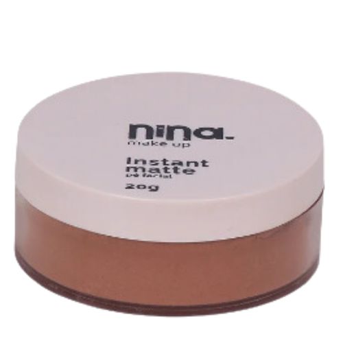 Nina Makeup Pó Facial Instant Matte 20g 3 Nina Makeup Pó Facial Instant Matte 20g 3