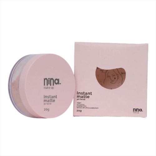 Nina Makeup Pó Facial Instant Matte 20g 1 Nina Makeup Pó Facial Instant Matte 20g 1