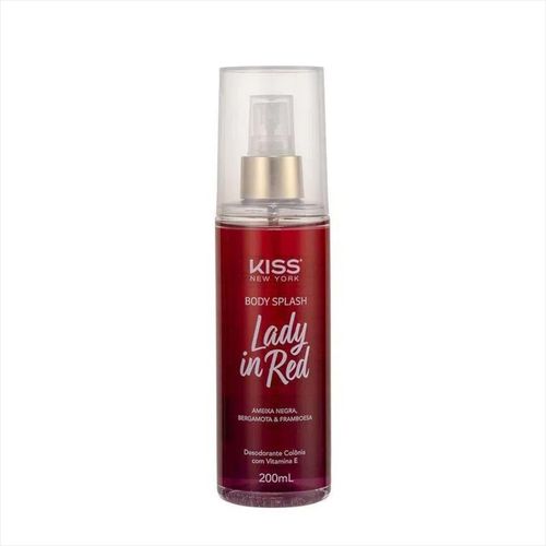 Kiss NY Body Splash Lady In Red 200ml