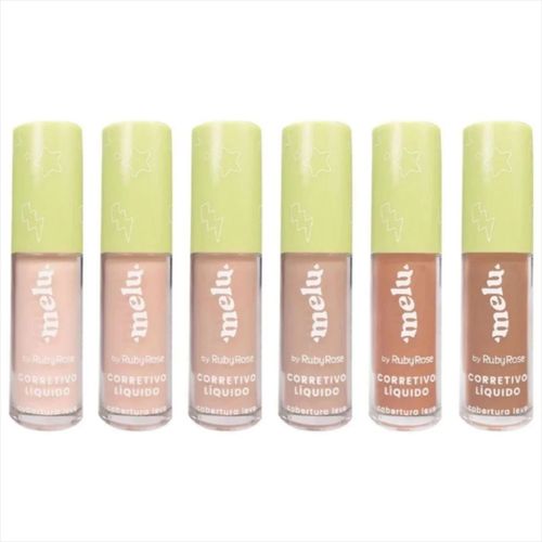 Ruby Rose Melu RR8104 Corretivo Líquido 5ml chocolate 5 Ruby Rose Melu RR8104 Corretivo Líquido 5ml chocolate 5