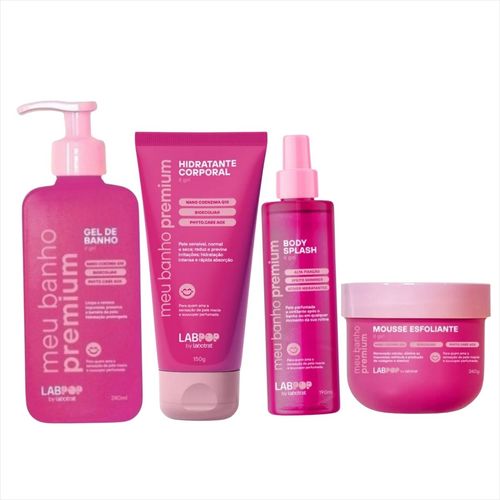 Kit Labotrat Banho Premium It Girl Gel Banho+Hidr+Esfo+Splash
