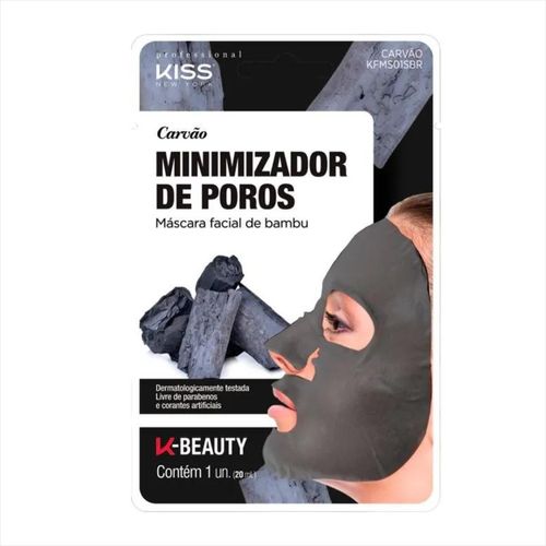 Kiss NY Máscara Facial de Carvão KFMS01SBR Kiss NY Máscara Facial de Carvão KFMS01SBR