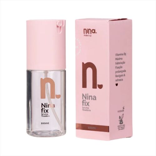 Nina Makeup Bruma Fixadora Fix 100ml Nina Makeup Bruma Fixadora Fix 100ml