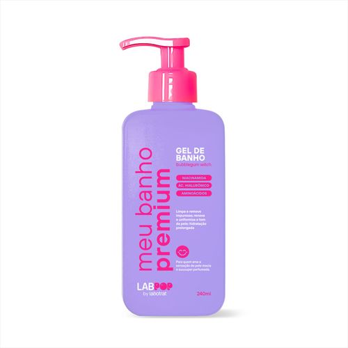 Labotrat Meu Banho Premium Bubblegum Witch Gel de Banho 240g