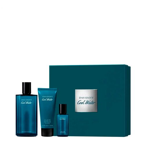 Kit Davidoff Cool Water Masculino - Eau de Toilette 125ml + 15ml + Shower Gel Kit Kit Davidoff Cool Water Masculino - Eau de Toilette 125ml + 15ml + Shower Gel Kit