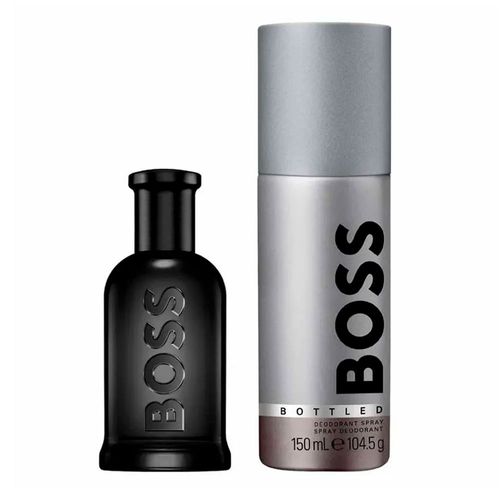 Kit Hugo Boss Bottled Masculino - Parfum 50ml + Desodorante 150ml Kit