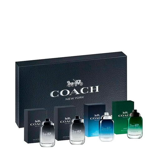 Kit Coach New York Masculino - 4 Miniaturas Eau de Toilette 4,5ml NULO Kit Coach New York Masculino - 4 Miniaturas Eau de Toilette 4,5ml NULO