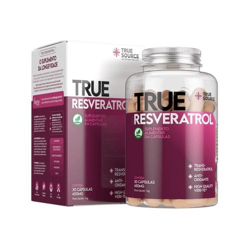 True Resveratrol 450mg (30 caps) - Padrão: Único True Resveratrol 450mg (30 caps) - Padrão: Único