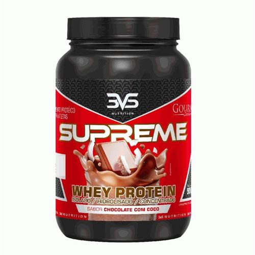 Whey Supreme (900g) - Vencimento 31/10/2025 - Sabor: Chocolate c/ Coco