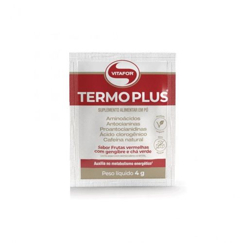 Termo Plus Sachê (4g) - Sabor: Frutas Vermelhas, Gengibre e Chá Verde