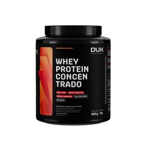 Whey Protein Concentrado Pote (450g) - Sabor: Doce de Leite Whey Protein Concentrado Pote (450g) - Sabor: Doce de Leite